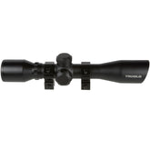 Riflescope mounted on Weaver-style 3/8 mount